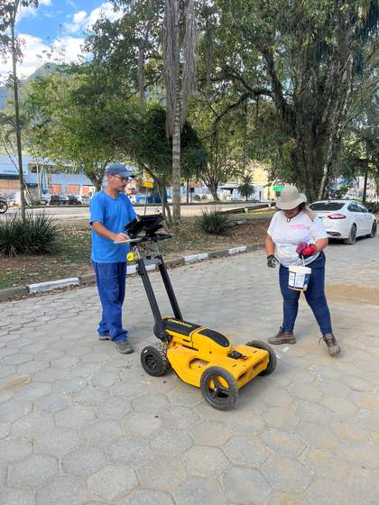 Mapeamento de Interferências — Georradar e pipe locator